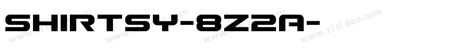 Shirtsy-8Z2A字体转换