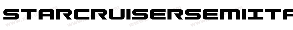 StarcruiserSemiItalic-aR1x字体转换 StarcruiserSemiItalic-aR1x字体转换