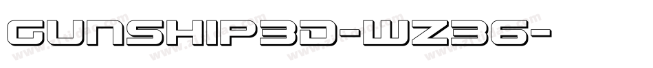 Gunship3D-wz36字体转换