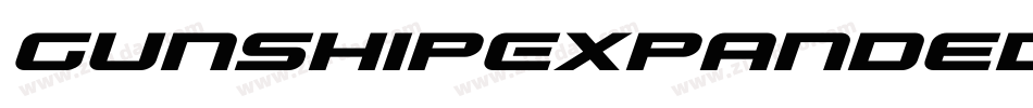 GunshipExpandedItalicExpandedItalic-r63B字体转换 GunshipExpandedItalicExpandedItalic-r63B字体转换