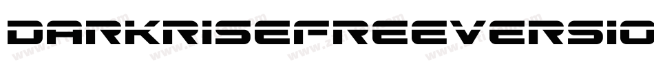 DarkriseFreeversion-XjAj字体转换