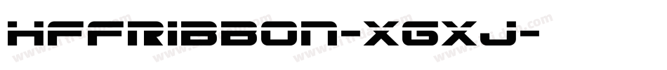 HffRibbon-XgXj字体转换 HffRibbon-XgXj字体转换