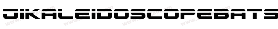 JiKaleidoscopeBats-YXXj字体转换