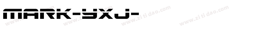 Mark-YXj字体转换