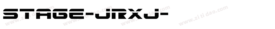 Stage-jRXj字体转换