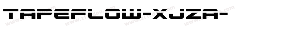 Tapeflow-XjZa字体转换