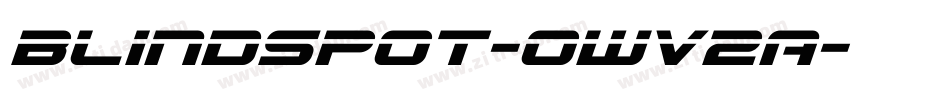 Blindspot-owv2A字体转换