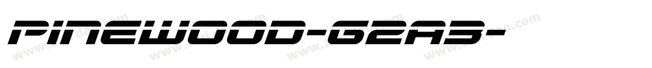 Pinewood-g2a3字体转换 Pinewood-g2a3字体转换