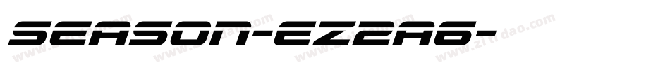 Season-eZ2a6字体转换