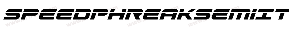 SpeedPhreakSemiItalic-w1o23字体转换 SpeedPhreakSemiItalic-w1o23字体转换