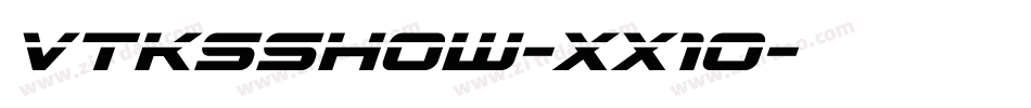 VtksShow-xx1O字体转换 VtksShow-xx1O字体转换