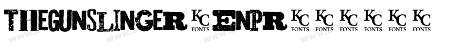 TheGunslinger-EnPr字体转换