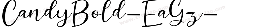 CandyBold-EaGz字体转换
