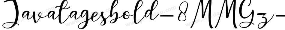 Javatagesbold-8MMGz字体转换 Javatagesbold-8MMGz字体转换