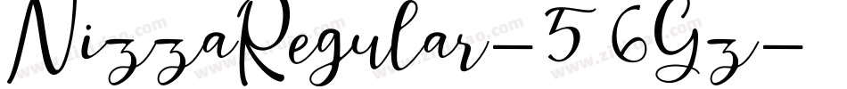 NizzaRegular-56Gz字体转换 NizzaRegular-56Gz字体转换
