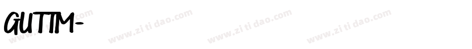 GUTTM字体转换