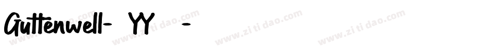 Guttenwell-6YY16字体转换