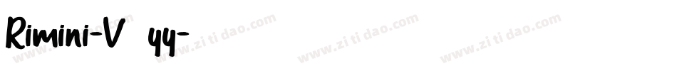 Rimini-V6yy字体转换