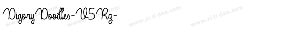 DigoryDoodles-V5Rz字体转换