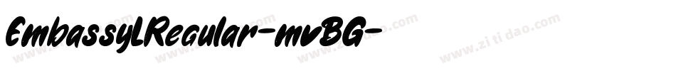 EmbassyLRegular-mvBG字体转换