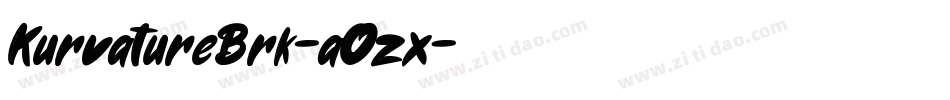 KurvatureBrk-aOzx字体转换