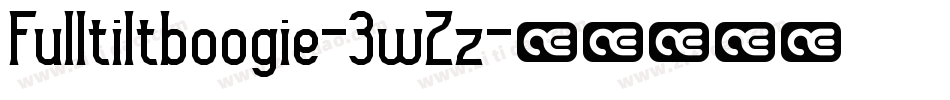 Fulltiltboogie-3wZz字体转换