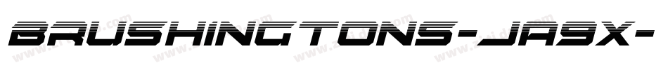 Brushingtons-JA9x字体转换