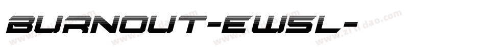 Burnout-eW5l字体转换
