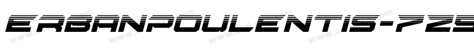 Erbanpoulentis-7Z5l字体转换