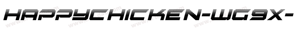 Happychicken-wG9x字体转换