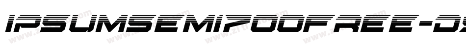 IpsumSemi700Free-d9x9X字体转换