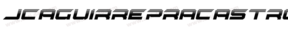 JcaguirrepRacastro-x5L8字体转换