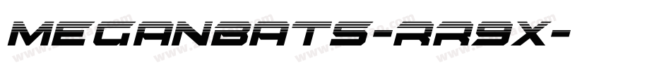 Meganbats-rr9x字体转换