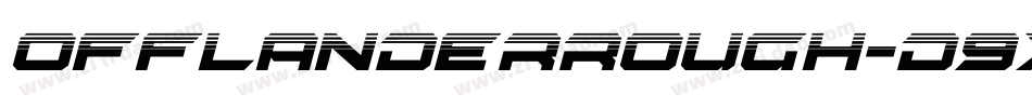 OfflanderRough-d9x1x字体转换 OfflanderRough-d9x1x字体转换