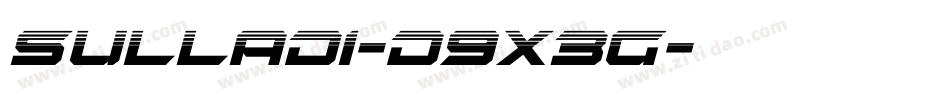 Sulladi-d9x3g字体转换 Sulladi-d9x3g字体转换
