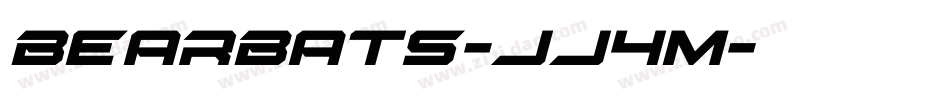 Bearbats-JJ4M字体转换 Bearbats-JJ4M字体转换
