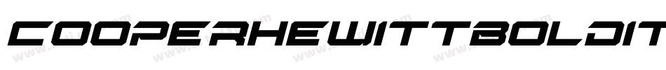 CooperhewittBolditalic-5D6x字体转换