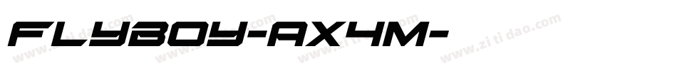 Flyboy-ax4m字体转换