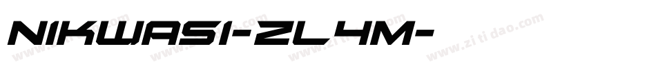 Nikwasi-ZL4m字体转换