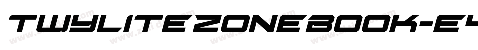 TwylitezoneBook-E4M8字体转换 TwylitezoneBook-E4M8字体转换