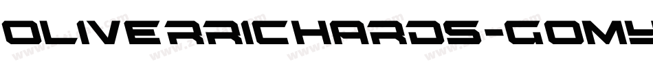 OliverRichards-Gomy字体转换