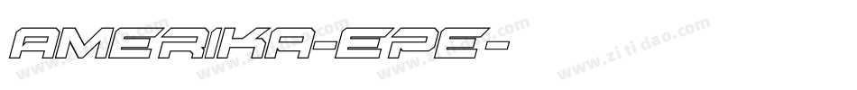 Amerika-EPe字体转换