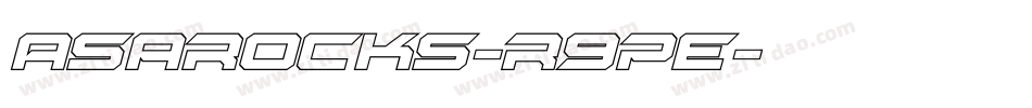 AsaRocks-R9Pe字体转换