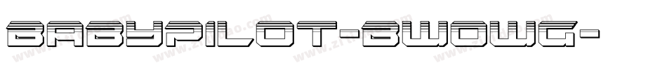 BabyPilot-BW0wG字体转换