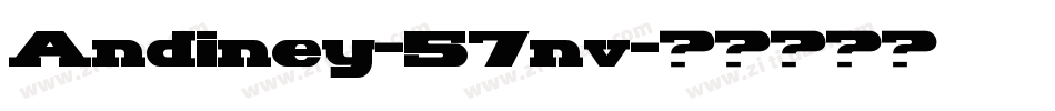 Andiney-57nv字体转换