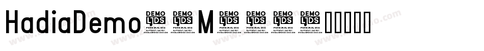 HadiaDemo-8M822字体转换