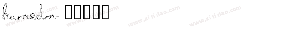 burnedrn字体转换