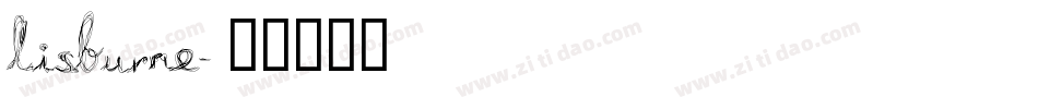 lisburne字体转换