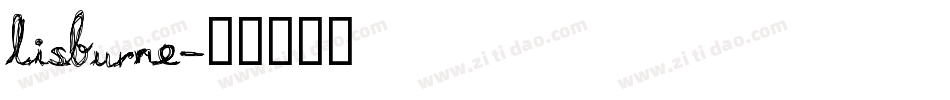 lisburne字体转换