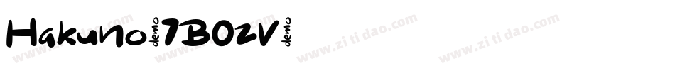Hakuno-7BOzV字体转换
